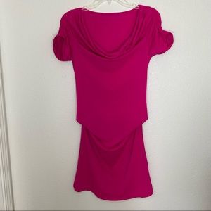 Vintage Hot Pink Dress